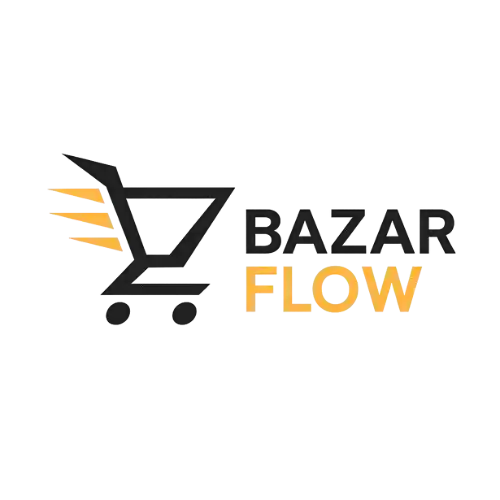 bazarflow black logo